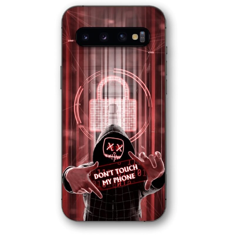 Don't touch my phone hacker θήκη κινητού 9631 για Galaxy S10 Plus