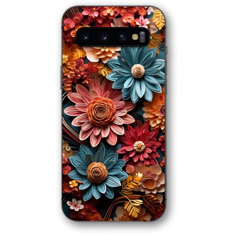 Flowers θήκη κινητού 9632 για Galaxy S10 Plus