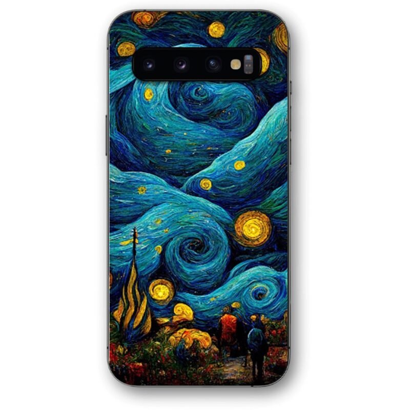 Starry night θήκη κινητού 9633 για Galaxy S10 Plus