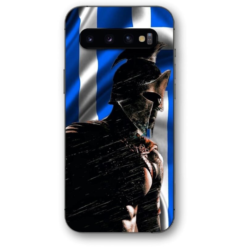 Warriror greek flag θήκη κινητού 9635 για Galaxy S10 Plus