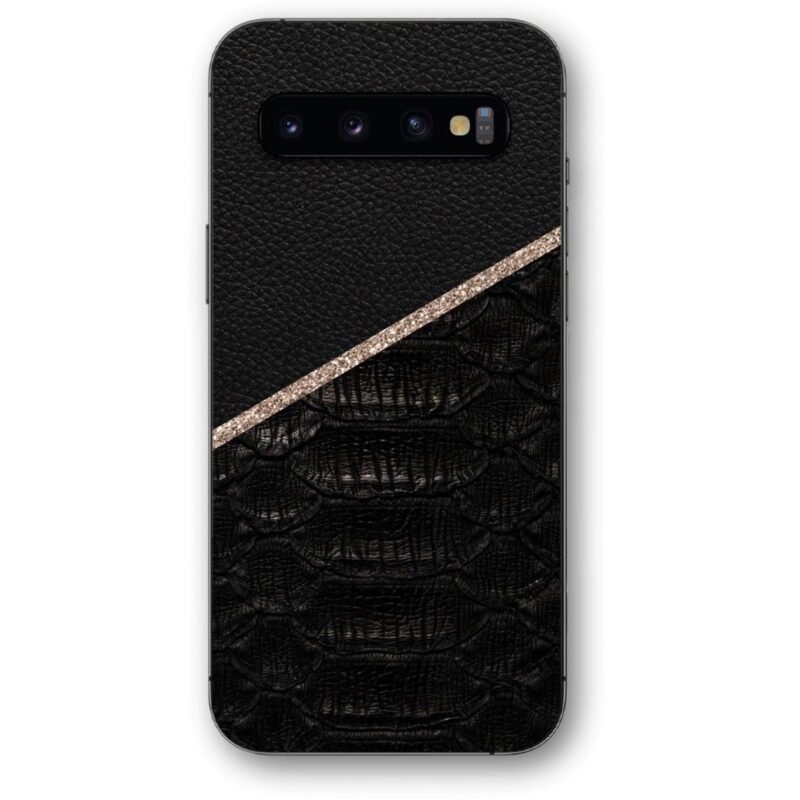 Leather snake skin θήκη κινητού 9636 για Galaxy S10 Plus