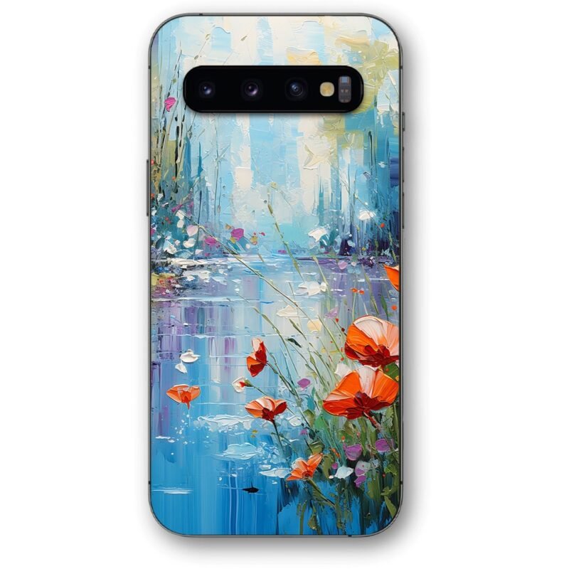 Lake painting θήκη κινητού 9640 για Galaxy S10 Plus