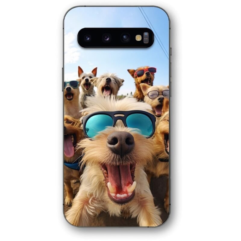 Dogs selfie θήκη κινητού 9658 για Galaxy S10 Plus