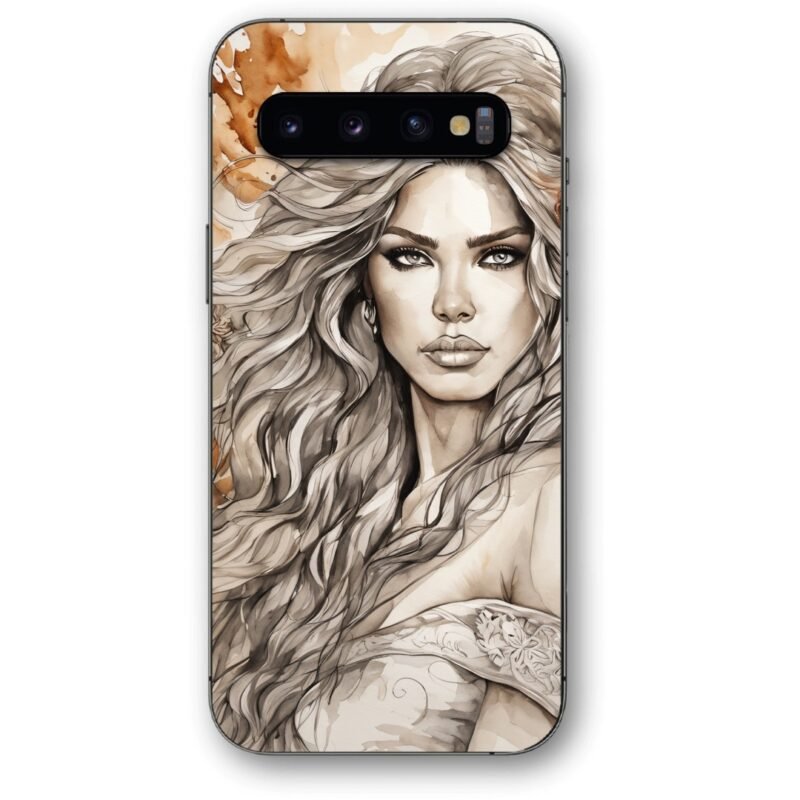 Painting girl θήκη κινητού 9683 για Galaxy S10 Plus
