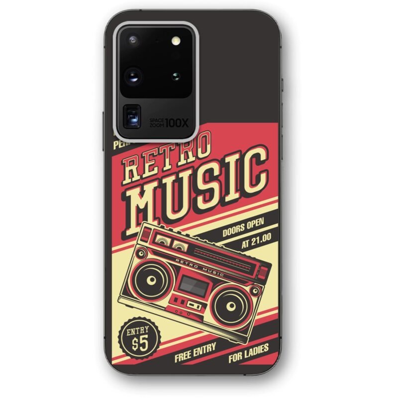 Retro music θήκη κινητού 91108 για Galaxy S20 Ultra