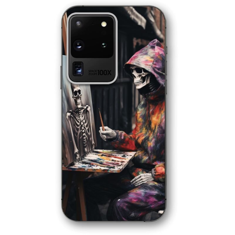 Skeleton painting θήκη κινητού 91125 για Galaxy S20 Ultra