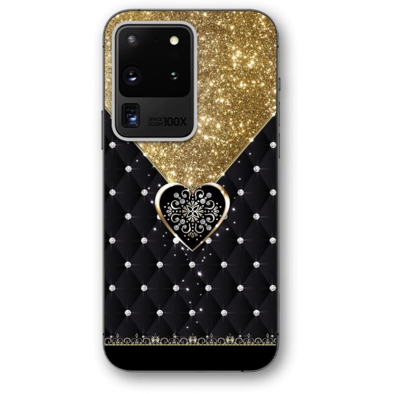 Gliter heart θήκη κινητού 91146 για Galaxy S20 Ultra