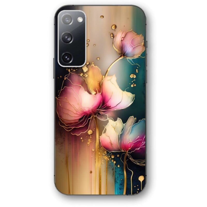 Liquid flowers θήκη κινητού 9619 για Galaxy S20 FE