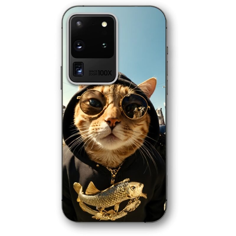 Hoodie cat θήκη κινητού 91085 για Galaxy S20 Ultra