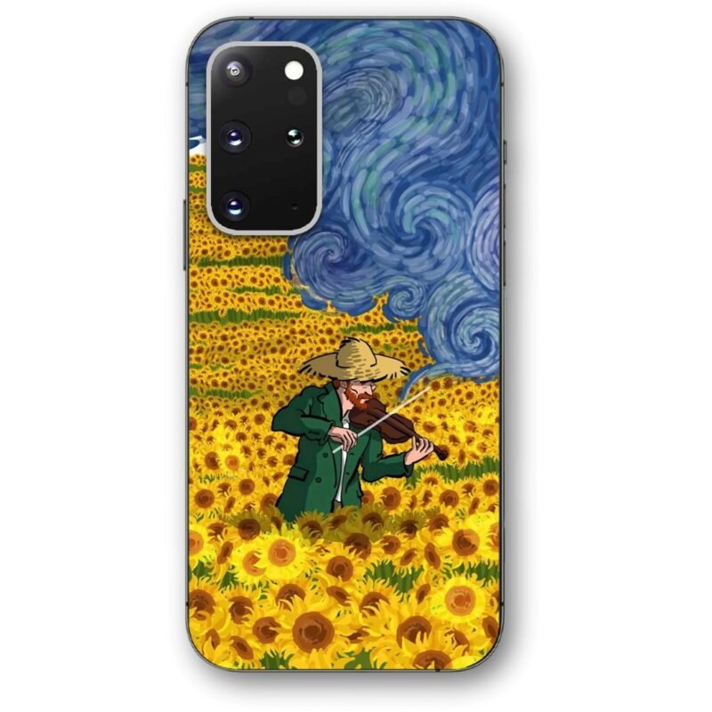 Van Gogh violin painting θήκη κινητού 9613 για Galaxy s20 Plus