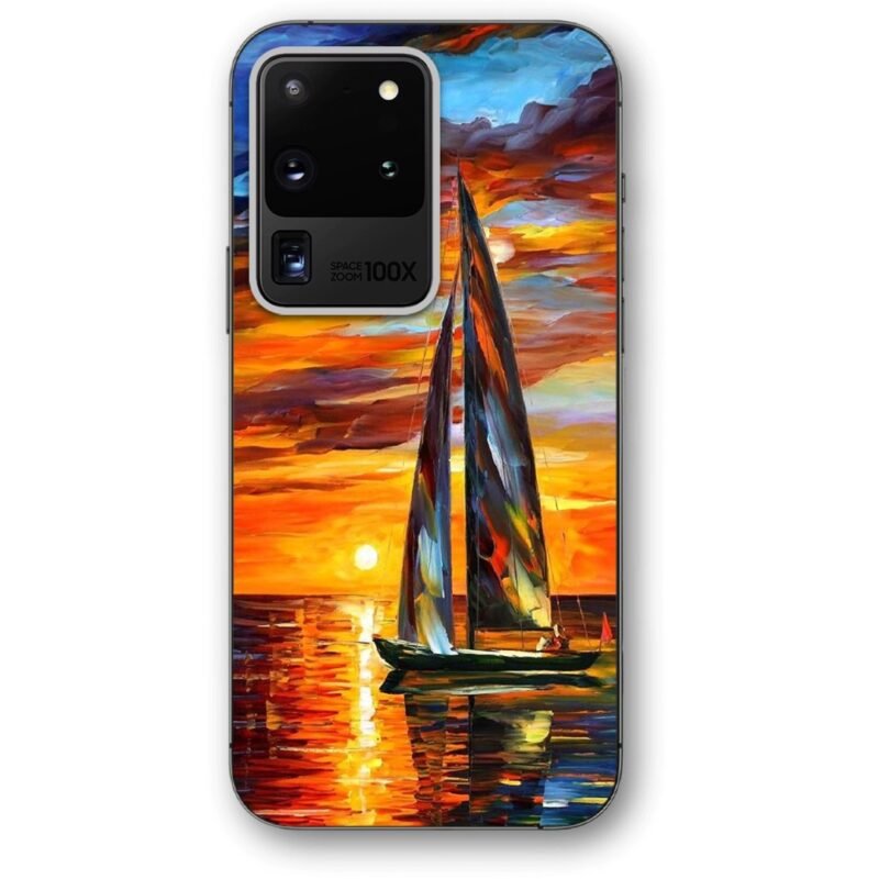 Sunset boat θήκη κινητού 9614 για Galaxy S20 Ultra