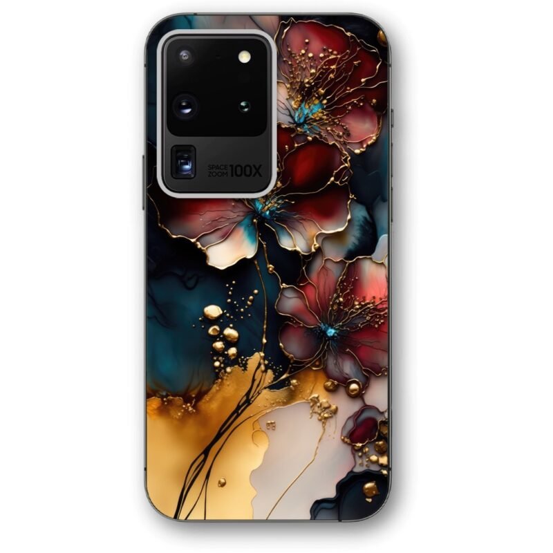 Liquid flowers θήκη κινητού 9620 για Galaxy S20 Ultra