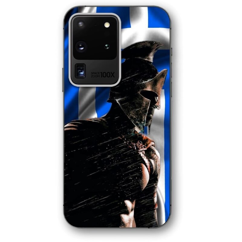 Warriror greek flag θήκη κινητού 9635 για Galaxy S20 Ultra