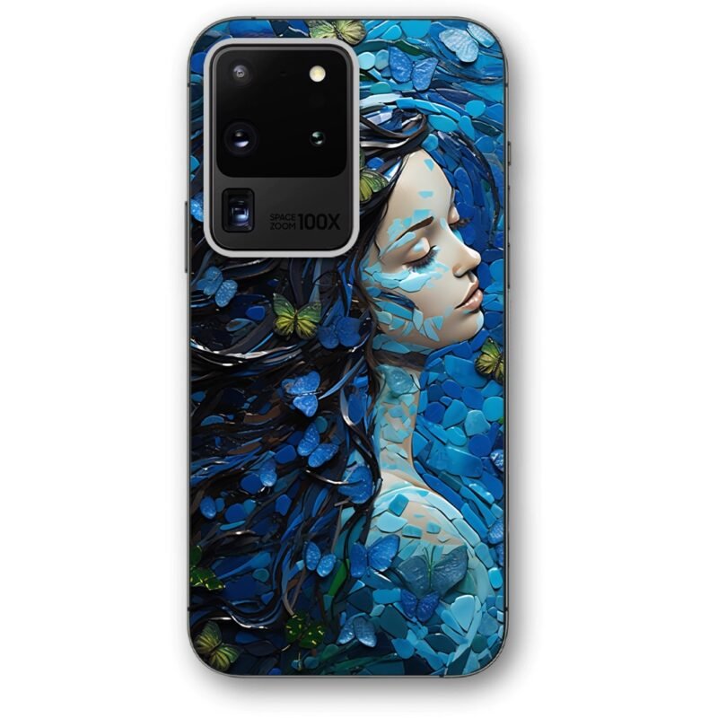 Butterfly girl θήκη κινητού 9639 για Galaxy S20 Ultra