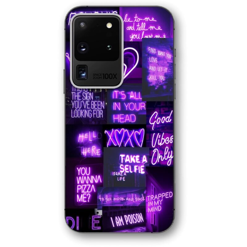 Neon quotes θήκη κινητού 9652 για Galaxy S20 Ultra