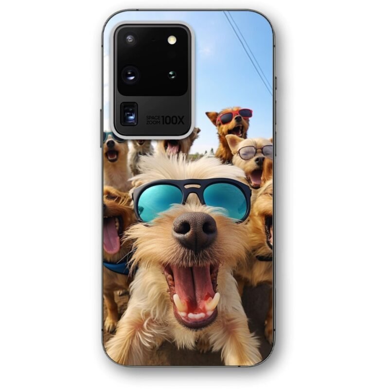 Dogs selfie θήκη κινητού 9658 για Galaxy S20 Ultra
