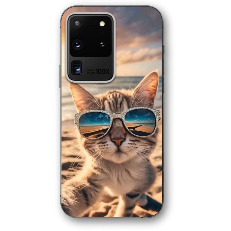 Beach cat θήκη κινητού 9661 για Galaxy S20 Ultra