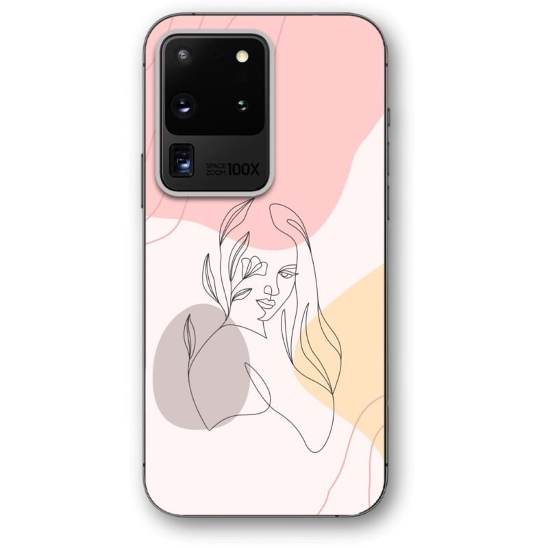 Lineart girl θήκη κινητού 9675 για Galaxy S20 Ultra