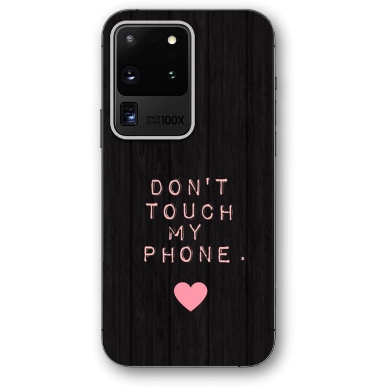 Don't touch my phone θήκη κινητού 9678 για Galaxy S20 Ultra
