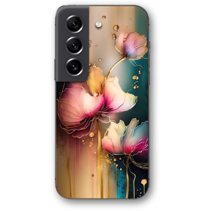 Liquid flowers θήκη κινητού 9619 για Galaxy S21