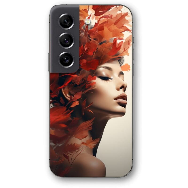 Flower woman θήκη κινητού 9643 για Galaxy S21