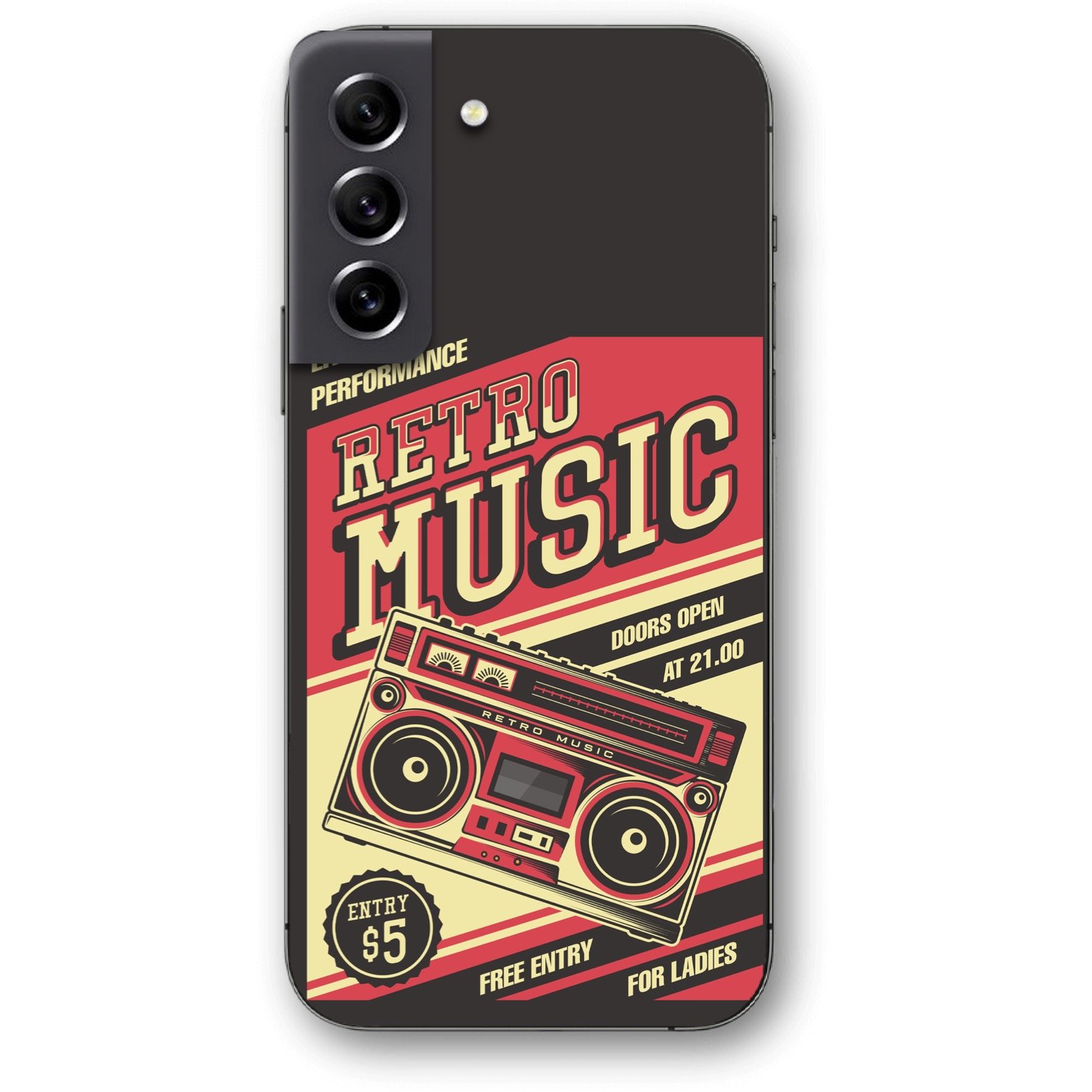 Retro music θήκη κινητού 91108 για Galaxy S22