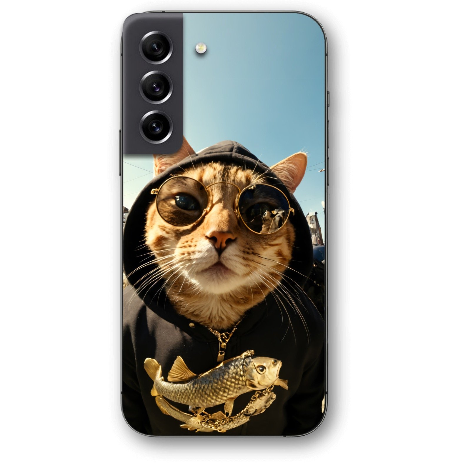 Hoodie cat θήκη κινητού 91085 για Galaxy S22