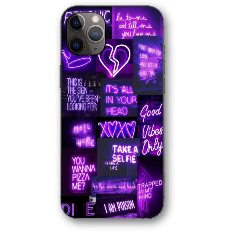 Neon quotes θήκη κινητού 9652 γιά iPhone 11 Pro