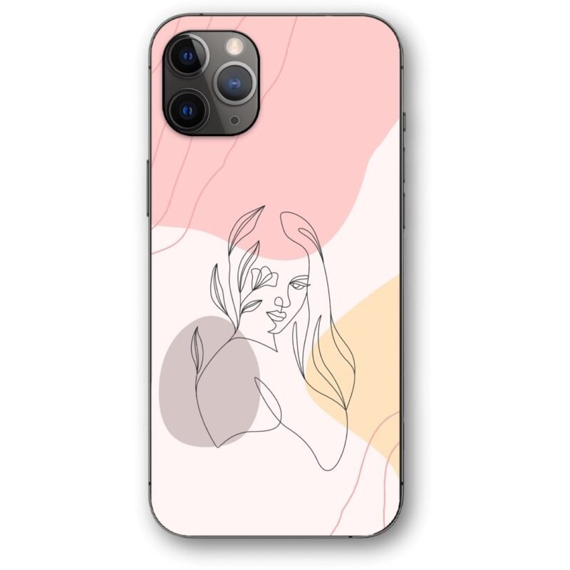 Lineart girl θήκη κινητού 9675 γιά iPhone 11 Pro