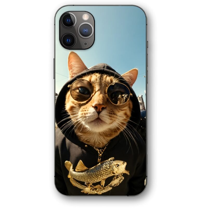 Hoodie cat θήκη κινητού 91085 γιά iPhone 11 Pro