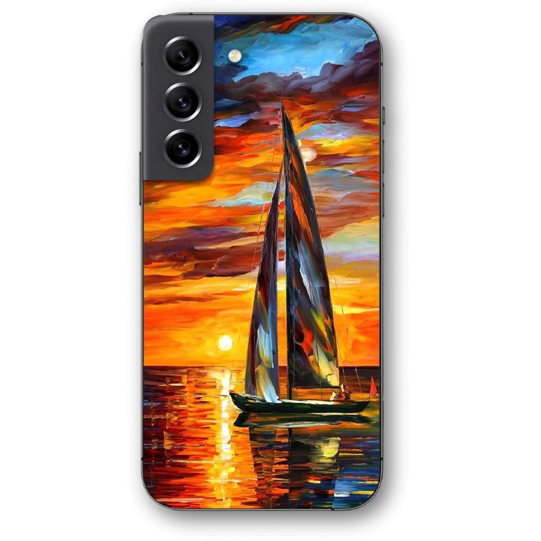 Sunset boat θήκη κινητού 9614 για Galaxy S22