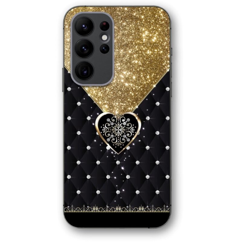 Gliter heart θήκη κινητού 91146 για Galaxy S22 Ultra