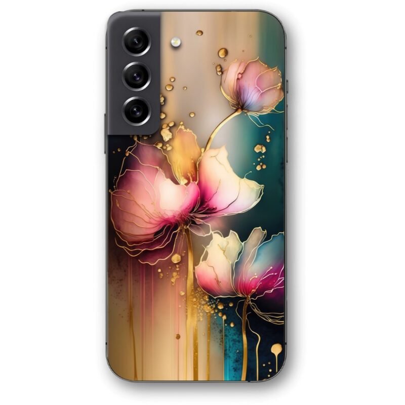 Liquid flowers θήκη κινητού 9619 για Galaxy S22