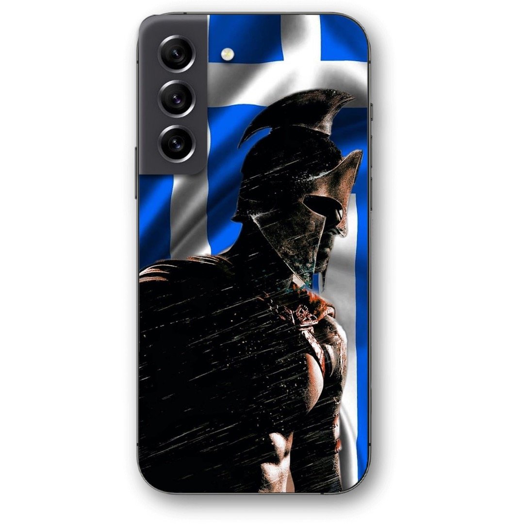Warriror greek flag θήκη κινητού 9635 για Galaxy S22