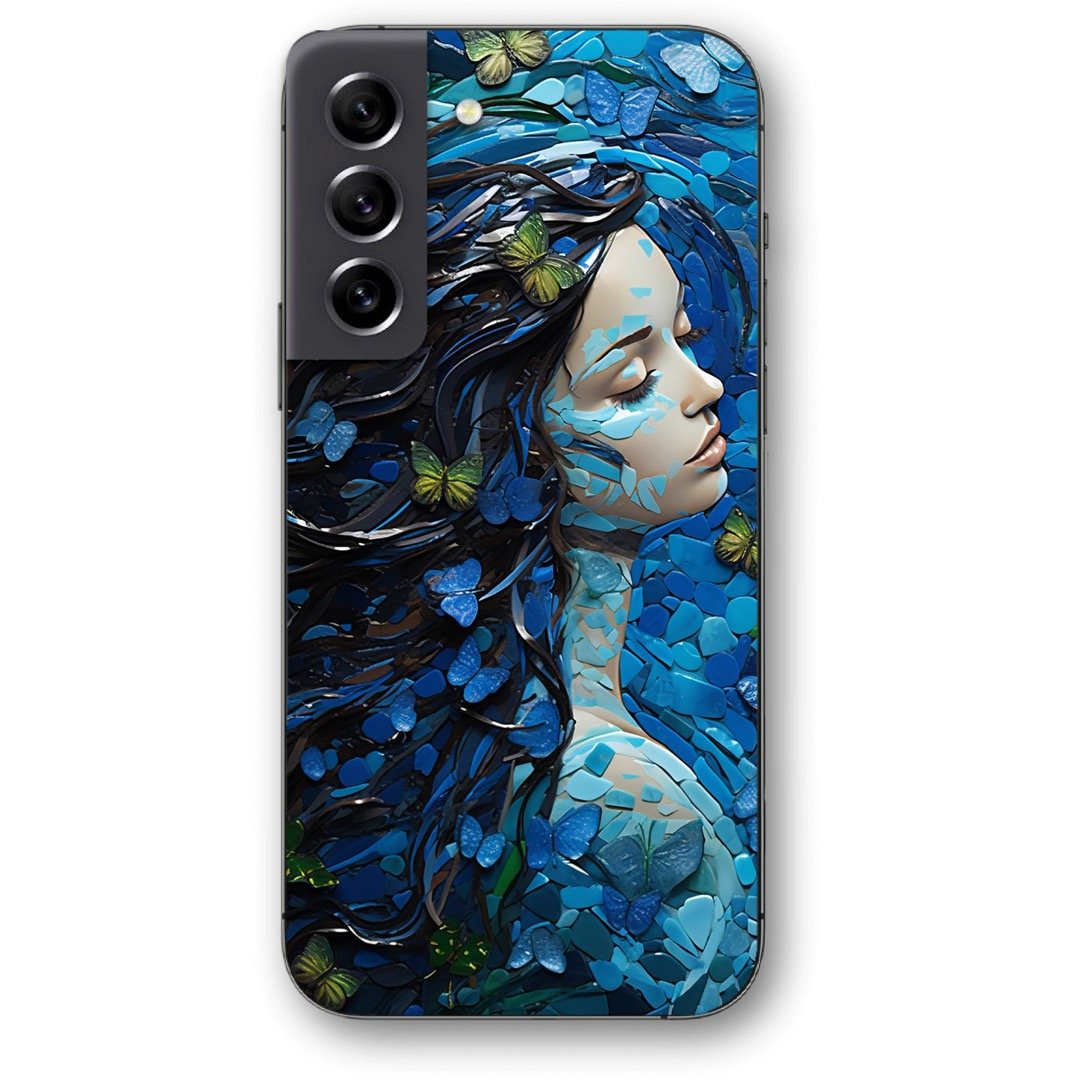 Butterfly girl θήκη κινητού 9639 για Galaxy S22