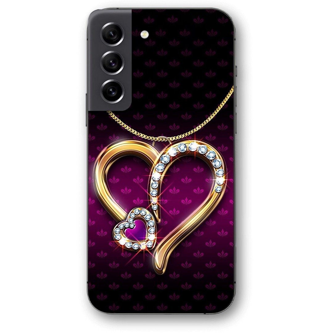 Necklace heart θήκη κινητού 9671 για Galaxy S22