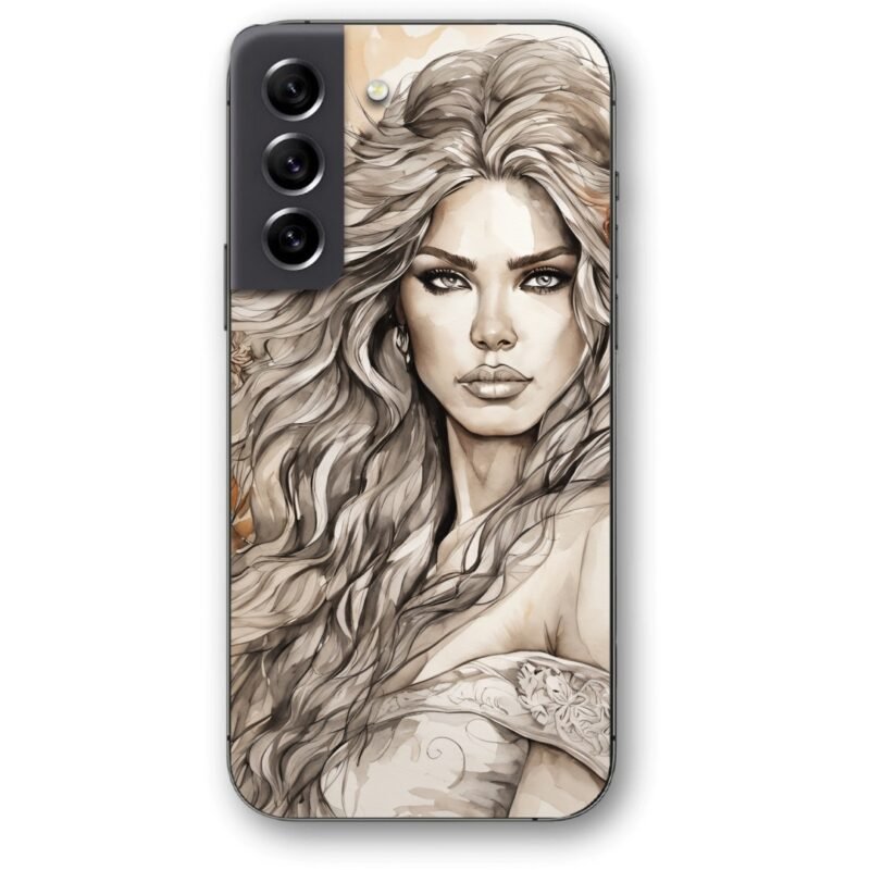Painting girl θήκη κινητού 9683 για Galaxy S22