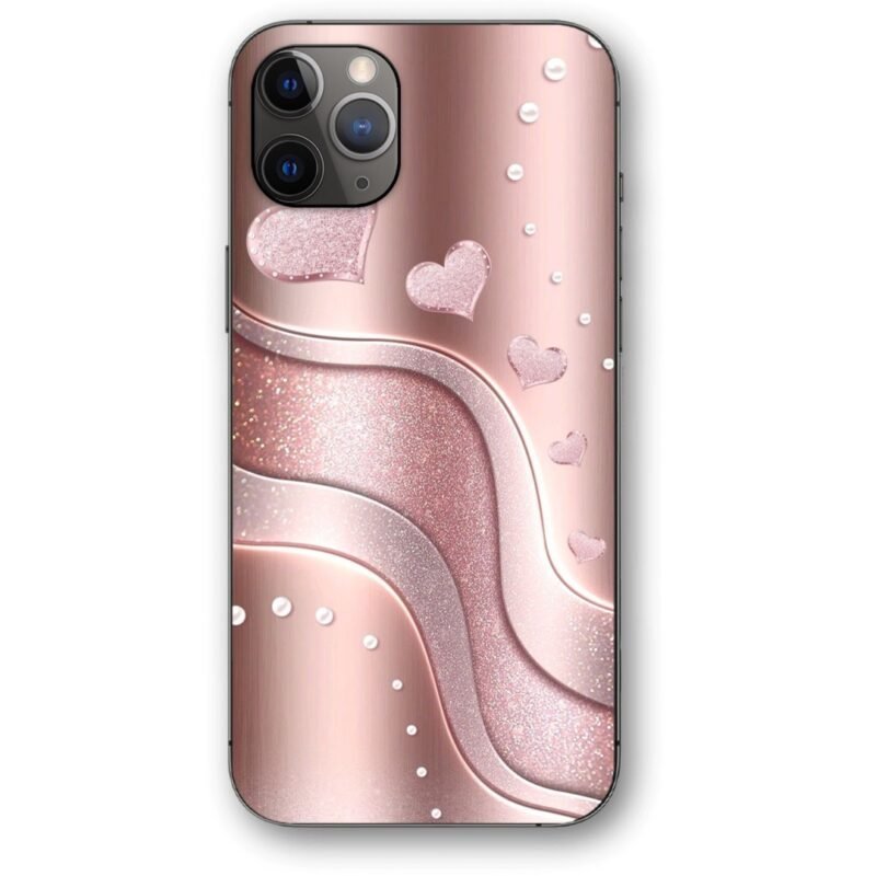 Hearts glitter θήκη κινητού 9686 γιά iPhone 11 Pro Max