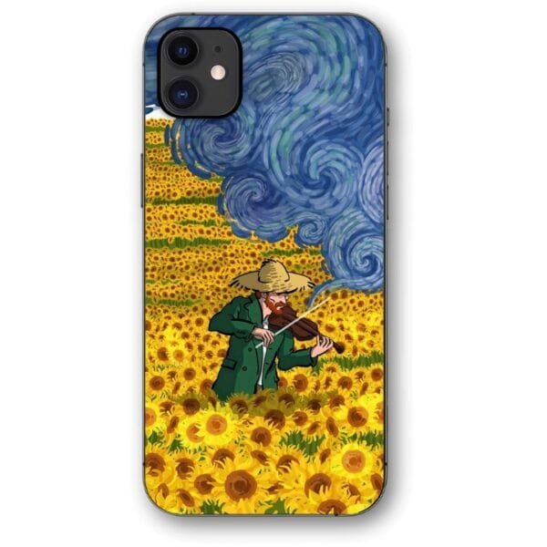 Van Gogh violin painting θήκη κινητού 9613 γιά iPhone 12 mini