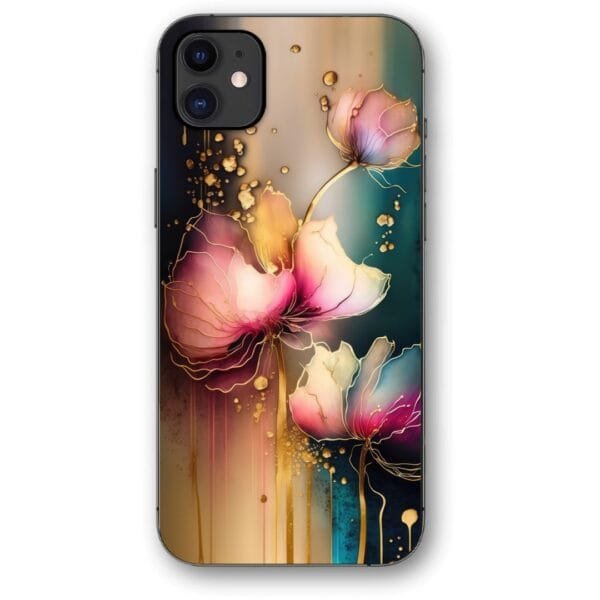 Liquid flowers θήκη κινητού 9619 γιά iPhone 12 mini