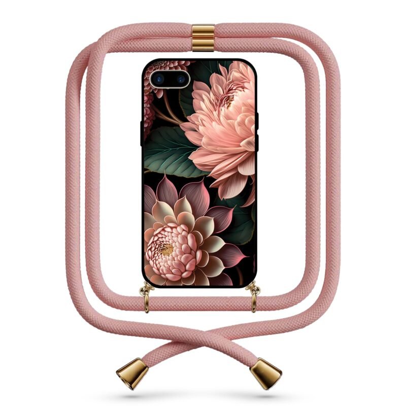 Floral θήκη κινητού με κορδόνι 9755 γιά iPhone 7 Plus /8 Plus