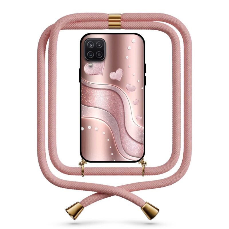 Hearts θήκη με κορδόνι & σχέδιο 9710 για Galaxy A12