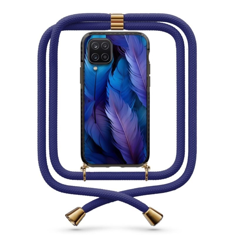 Feathers θήκη με κορδόνι & σχέδιο 9836 για Galaxy A12