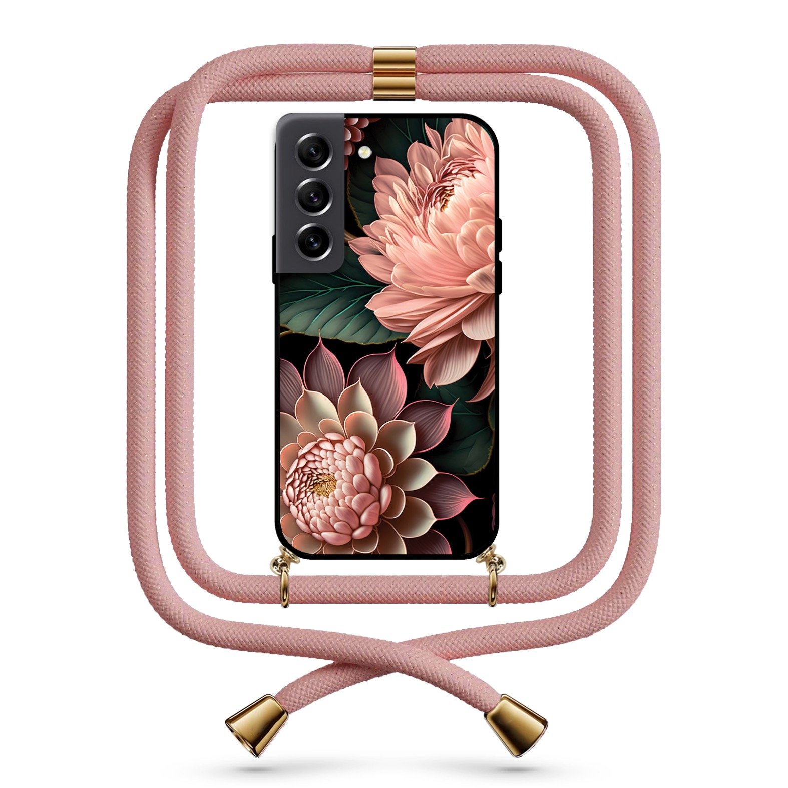 Floral θήκη με κορδόνι & σχέδιο 9755 για  Galaxy S22