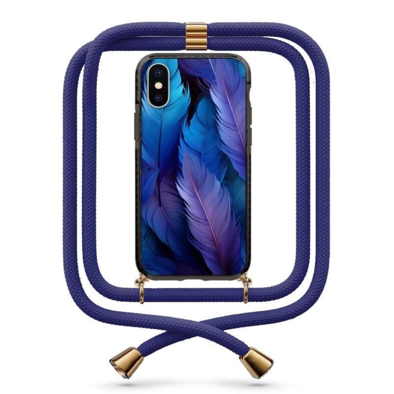 Feathers θήκη κινητού με κορδόνι 9836 γιά iPhone X/XS