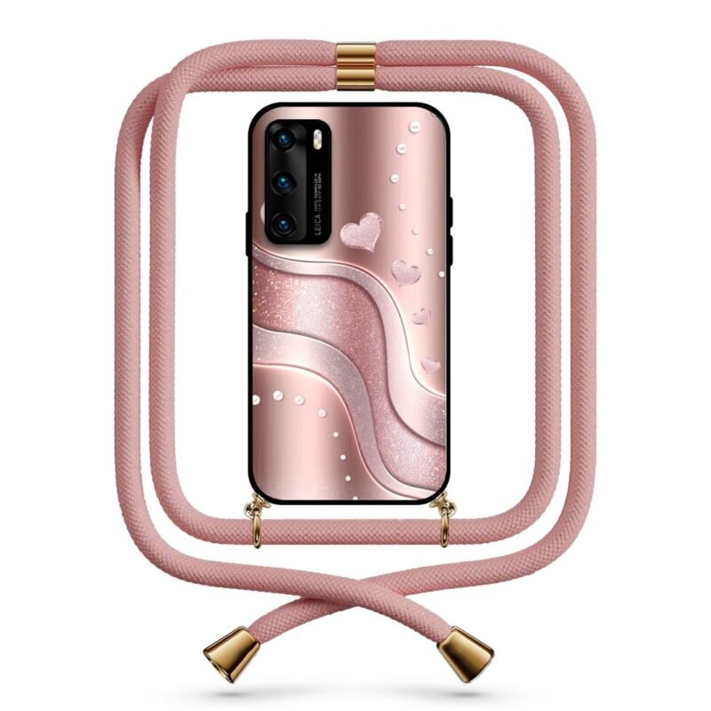 Hearts θήκη με κορδόνι & σχέδιο 9710 για Huawei P40