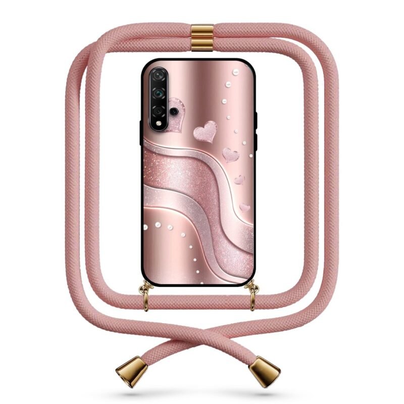 Hearts θήκη με κορδόνι & σχέδιο 9710 για Huawei Nova 5T