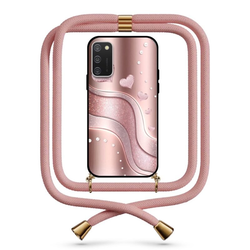 Hearts θήκη με κορδόνι & σχέδιο 9710 για Galaxy A02S