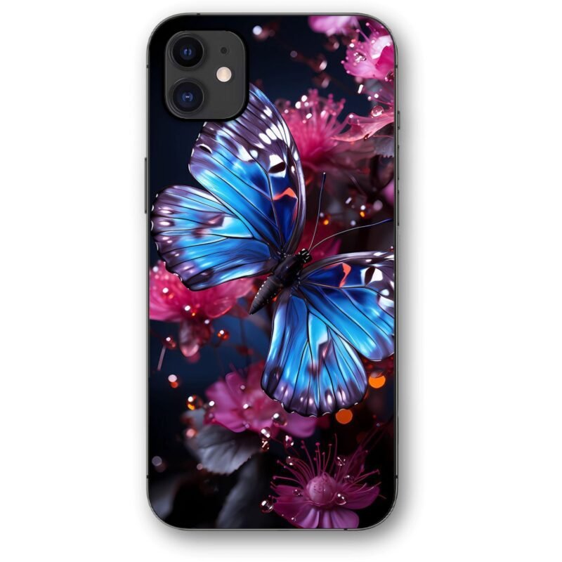 Butterfly flowers θήκη κινητού 91330 γιά iPhone 12