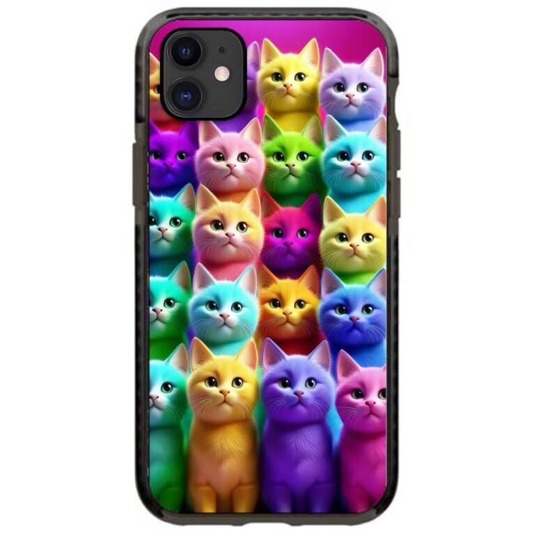 Colorful cats θήκη κινητού 91648 γιά iPhone 12
